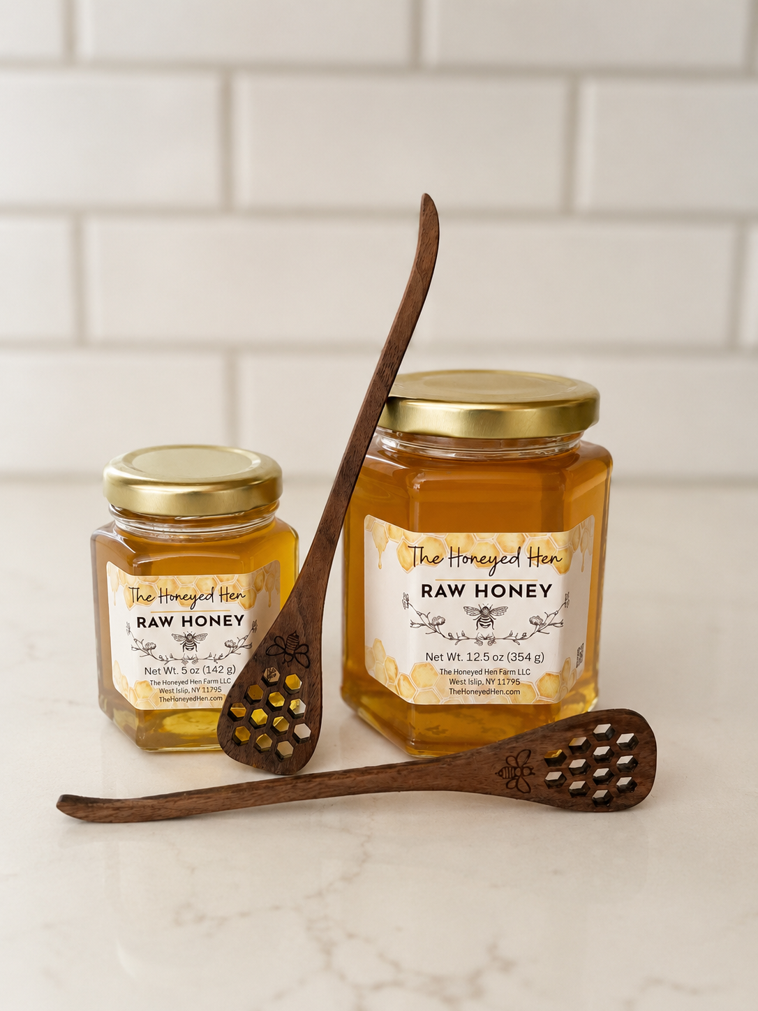 Walnut Honey Spoon