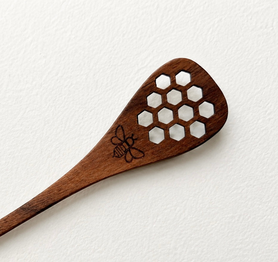 Walnut Honey Spoon