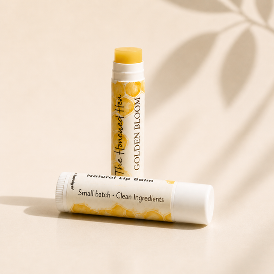 Golden Bloom Natural Lip Balm