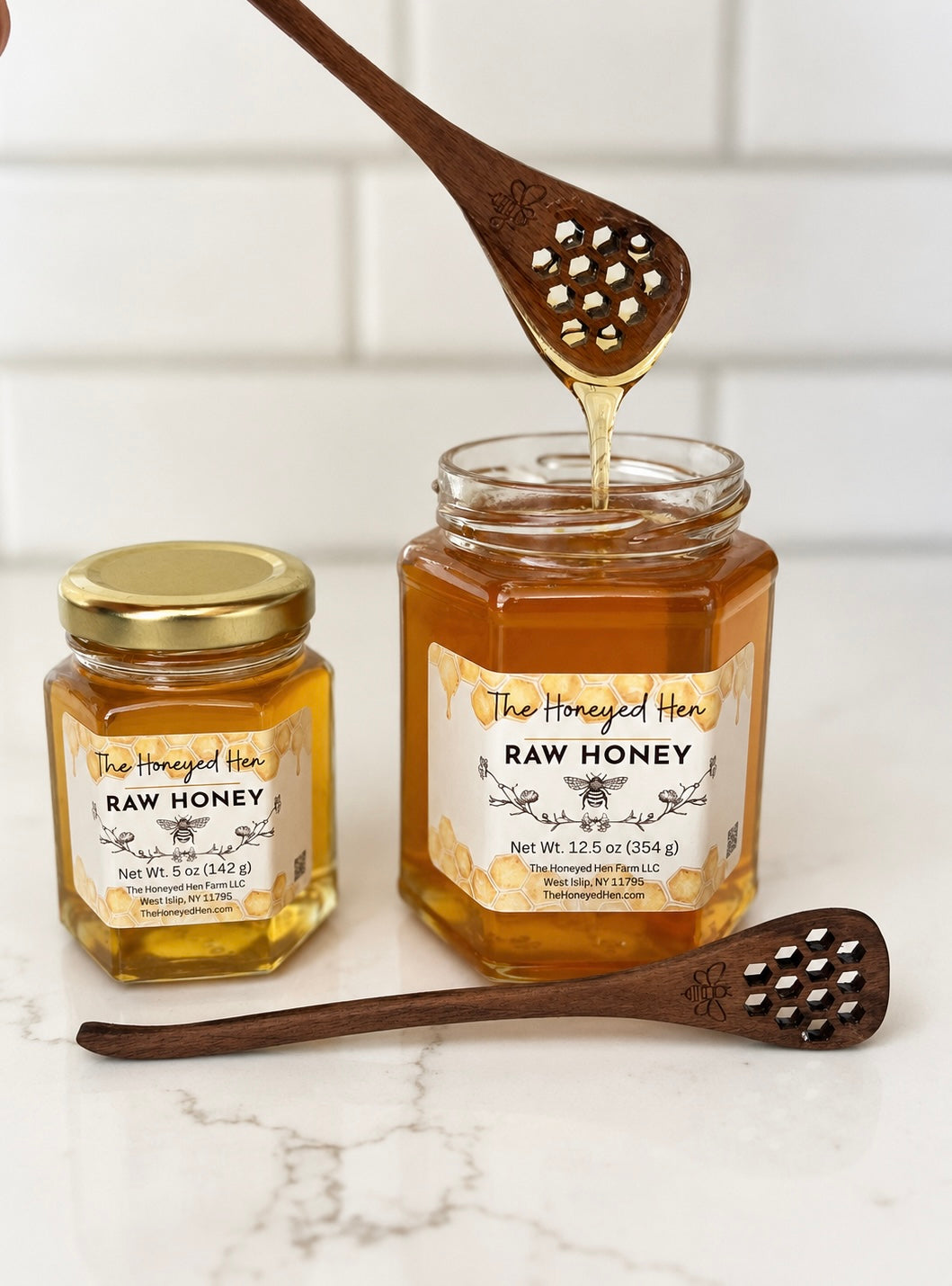Walnut Honey Spoon